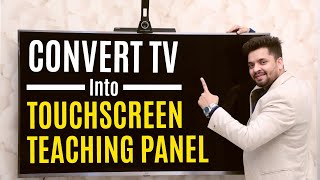 Cheapest Interactive Flat Panel | How to convert Tv into touch Screen | Edusquadz screenshot 5