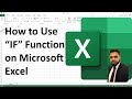 Step by Step Tutorial on how to use IF function on Excel