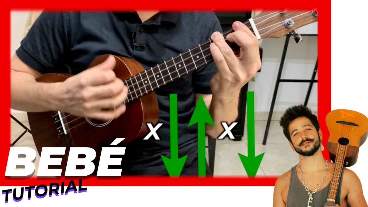 CAMILO, El Alfa - BEBÉ | Tutorial UKELELE 😎 🎵 [Fácil]
