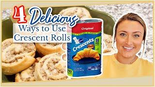 I bet you've never tried this before! | 4 INCREDIBLE Ways to Use Crescent Roll Dough!