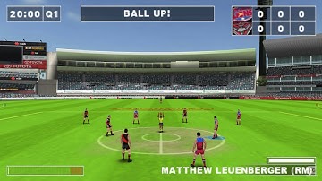 AFL Challenge - PSP Gameplay (4K60fps)