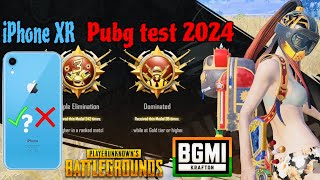 iPhone XR PUBG TEST After updating  ios 17.5 2024 Still Smooth in 2024 iPhone XR Lags playing bgmi