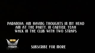 Pop Smoke - Paranoia Lyrics Video Ft Gunna & Young Thug