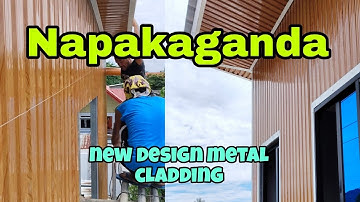 Metal cladding new design/wall cladding design/metal cladding installation.