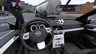 Opel Astra H 1.58 Euro Truck Simulator 2 Steering Wheel Game Play Snowymoon