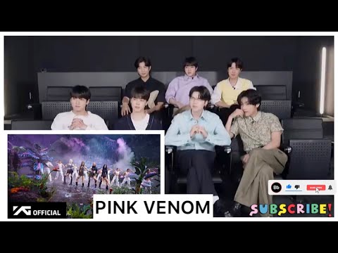 Bts Reaction Blackpink Pink Venom MV Blackpink Bts Reaction