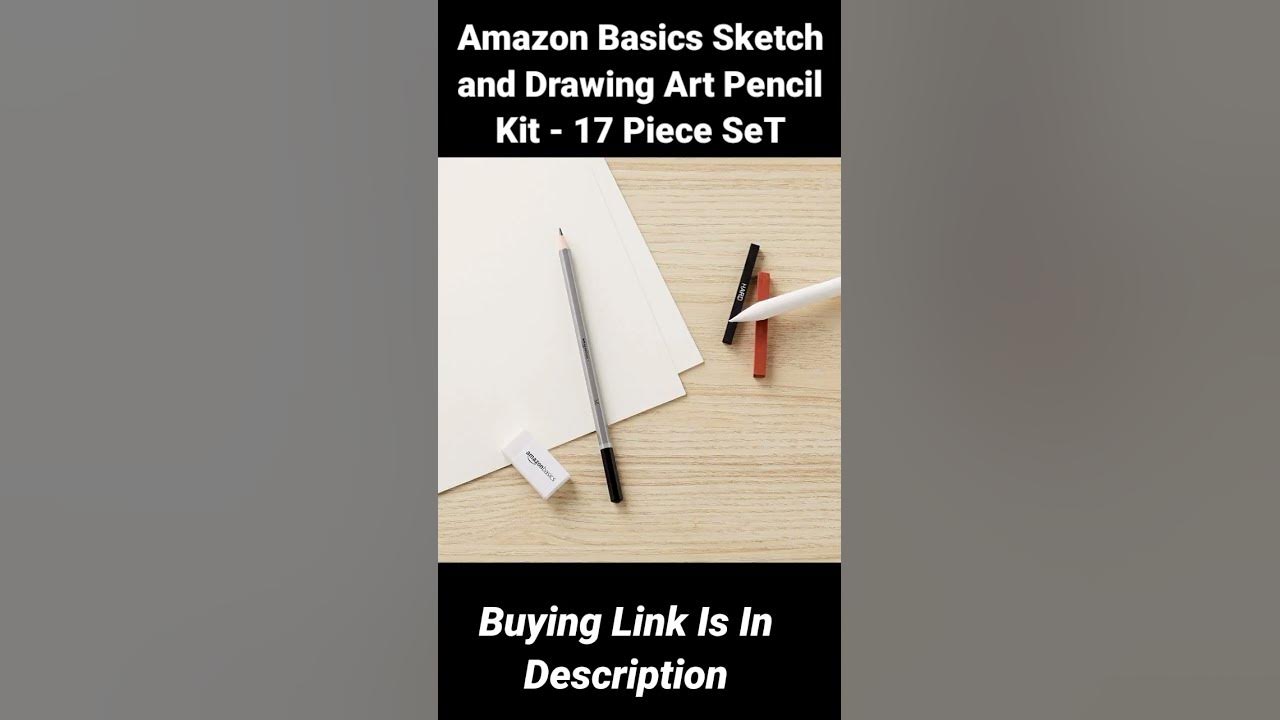 Basics Sketch and Drawing Art Pencil Kit - 17-Piece Set