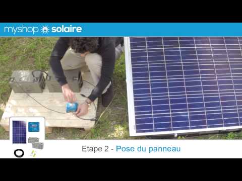 MyShop Solaire - Montage d'un kit panneau solaire 250W autonome (24V)