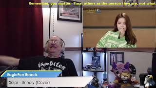 Eaglefan Reacts To Unholy Cover By Solar - Epic From Begin Again Open Mic