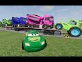 Flatbed Truck Mcqueen | Transportation with Truck - Pothole vs Car #000 - BeamNG.Drive
