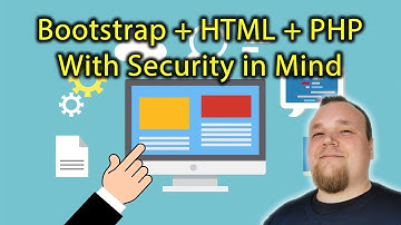 Beginners friendly: Bootstrap + HTML + PHP With Security in Mind : Simple Web Page Development