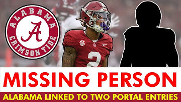 Alabama Football LINKED To Two Transfer Portal Players + MAJOR Ryan Williams Rumors