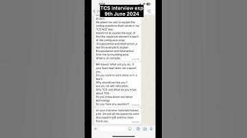 TCS 9th June Interview Experience @OnlineStudy4u i