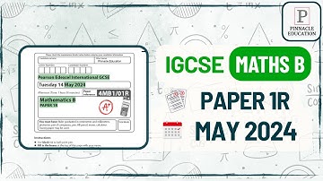 Solve These MAY 2024 Maths B Exam Questions With Me! | Edexcel IGCSE 4MB1/01R Past Paper Walkthrough