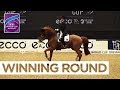 Cathrine dufours winning performance fei world cup dressage  herning