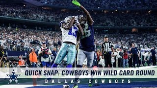 Quick Snap Cowboys Win Wild Card Round Dallas Cowboys 2018