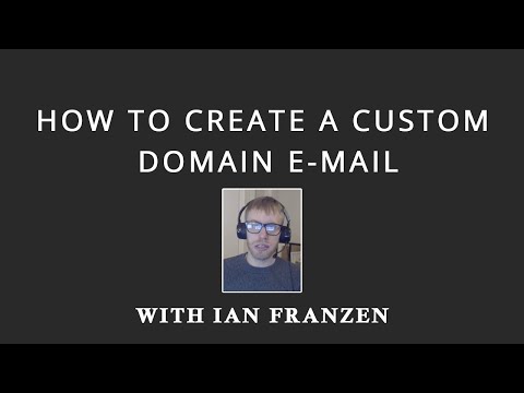 How to Create a Custom Domain E-mail Address (@yourcompanyname.com)