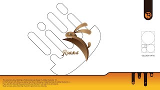 How to design a logo with golden Ratio-Rabbit -النسبة الذهبية في تصميم الشعارات