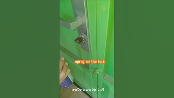 How to get key that stuck in lock #hack #tips