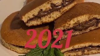 وصفة دوراياكي الفطيرة اليابانية  ،RESEP DORAYAKI 😋 JAPANESE PANCAKE DORAYAKI