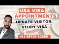 USA Visa appointments update Visitor, Study Visa | GS Global Overseas