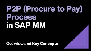 Procure To Pay (P2P) Process in SAP S4 HANA MM Module - Overview Wealth