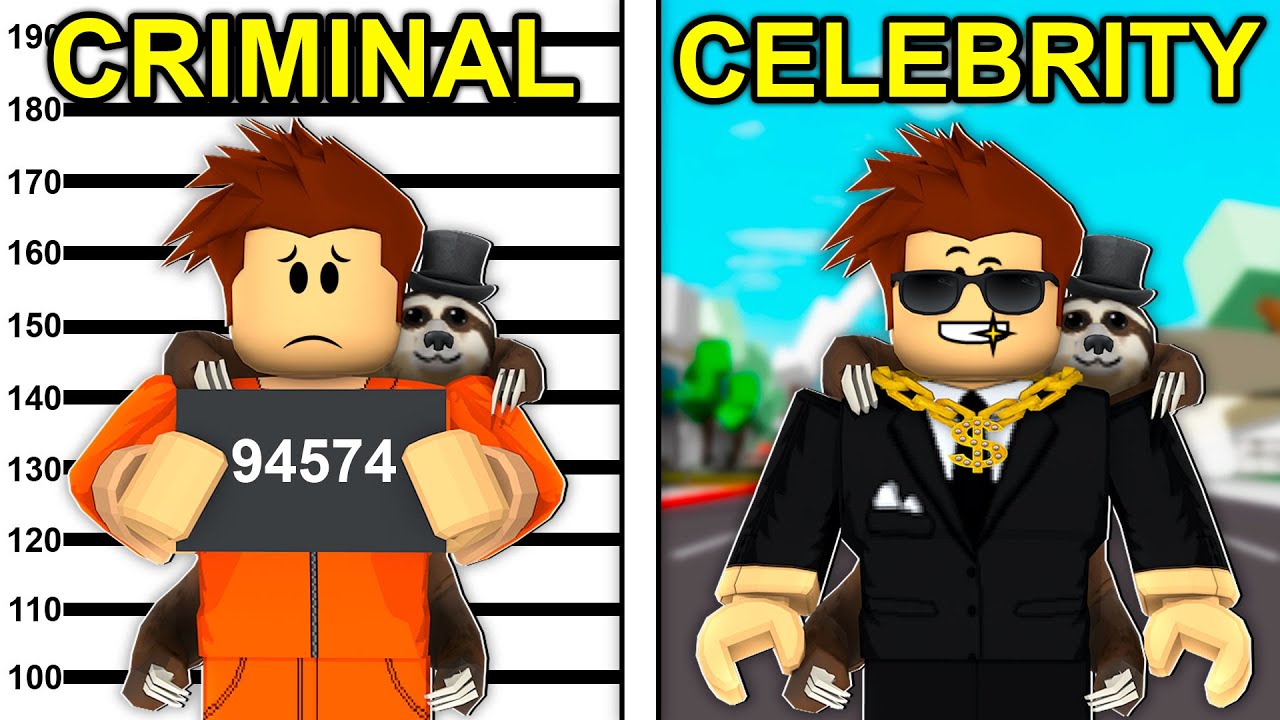 CRIMINAL To CELEBRITY In Roblox Brookhaven..