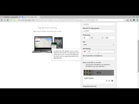 Opret en Gmail konto