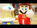 LEGO super mario StopMotion cooking!「LEGO Foo cotton candy」レゴマリオの不思議な料理「レゴキリフキー綿菓子」