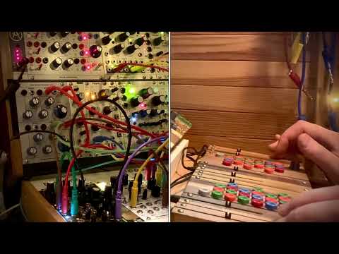 Ciat-Lonbarde Tetrax & Sidrax with Modular: Mutable Instruments Marbles, TTA Buchla 258t and more