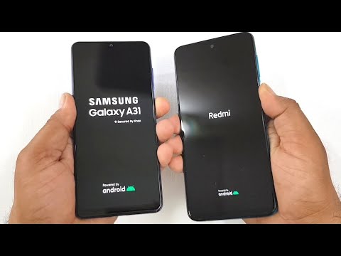 Samsung Galaxy A31 vs Redmi Note 9 Pro Speed Test   Camera Comparison