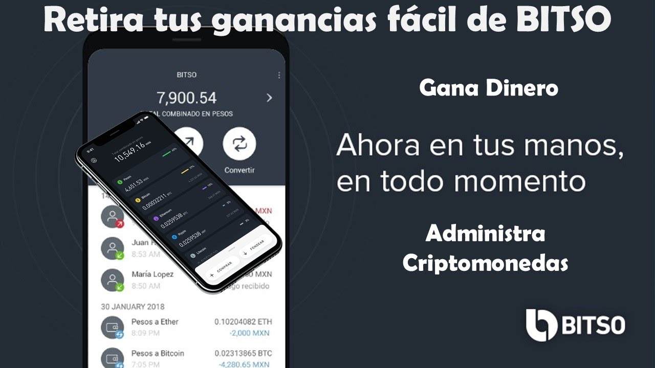 Aprende a retirar tu dinero de BITSO a tu cuenta bancaria |Gana dinero  Invirtiendo en Criptomonedas