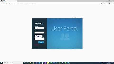 Sophos SSL VPN  - Setup Multifactor Authentication