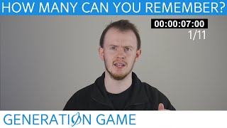 How Many Can YOU Remember? - Corsair Generation Game screenshot 2