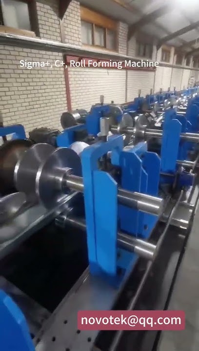 Sigma+, C+ Purlin Roll Forming Machine #rollformingmachine - YouTube