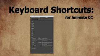 Animate CC Tutorial: Custom Keyboard Shortcuts - YouTube
