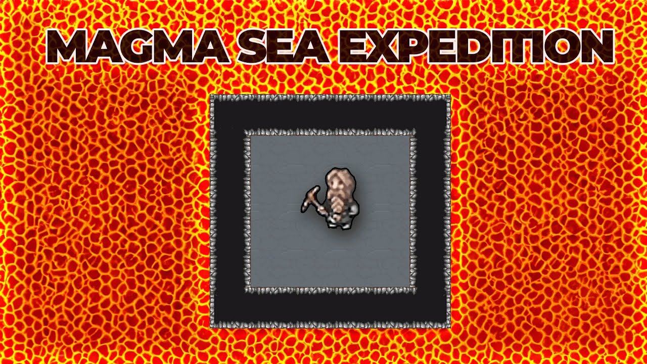 Obsidian Mining in Dwarf Fortress [Part 4] Expedition to the Magma