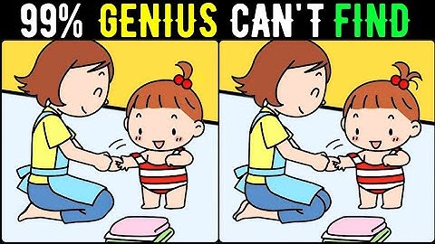 Find & Spot The Difference Game🌈 : Enhance Focus For Brain Memory.🚨 [ Find The Differences ]