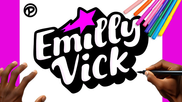 HOW TO DRAW THE EMILY VICK LOGO
