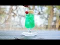喫茶のメロンクリームソーダの作り方。