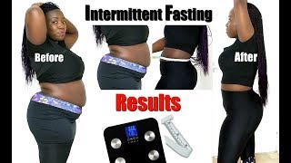 Intermittent Fasting Before &amp; After Result Fat Burning Weight Loss Transformation Weigh In