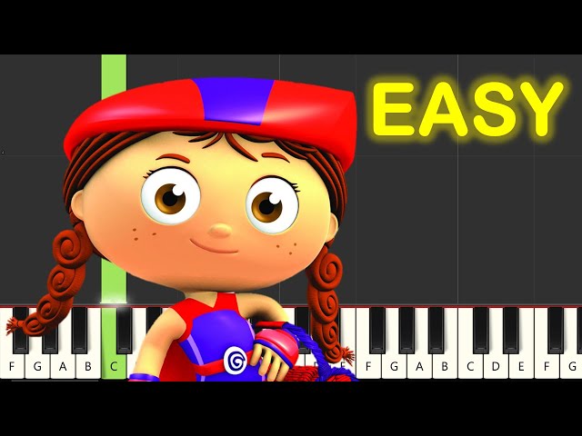 Super WHY Rhyming Time Piano Tutorial class=