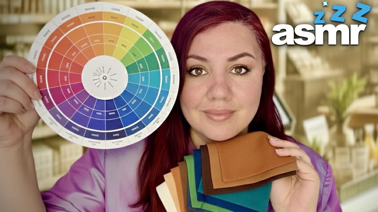 ASMR Personalized COLOR Analysis for Dark Hair & Eyes Roleplay