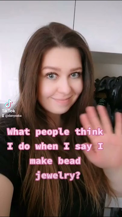 What people think I do when I say I make bead jewelry! #whatpeoplethink #jewelry #beading