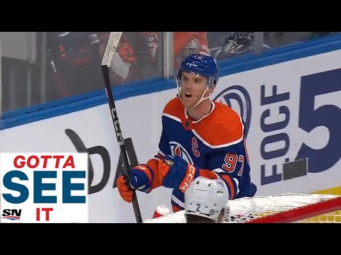 GOTTA SEE IT: Connor McDavid Completes A Hat Trick In The Oilers' Season Opener At Home