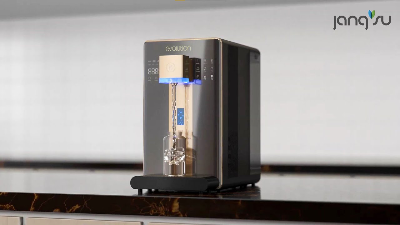 Evolution Tankless Instant Hot Cold Hydrogen Table Top Water Purifier by JANGSU