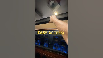 Gemakkelijke toegang achter een 150" Home Theater-scherm! #films #4k #projector #projectorscherm ...