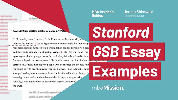 Stanford GSB Essay Examples