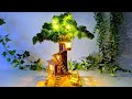 DIY / How to Make Diorama Tree House  /Clay/Diorama model/Craft/Miniature/Modeling/ツリーハウス