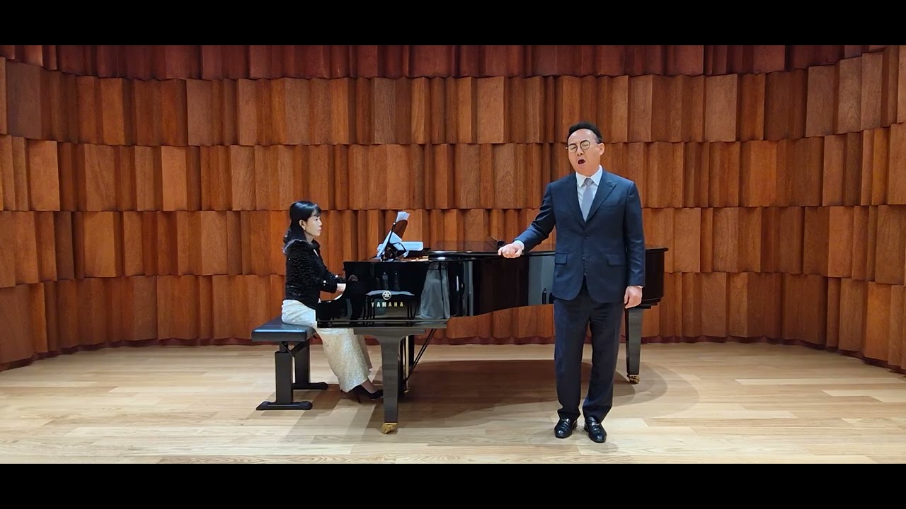 테너 김인천.낙화. 이상규 시 정애련 곡. Pf 이선경. 오띠모중창단 까멜리아 음악회. 모스크바홀.2026.2.23